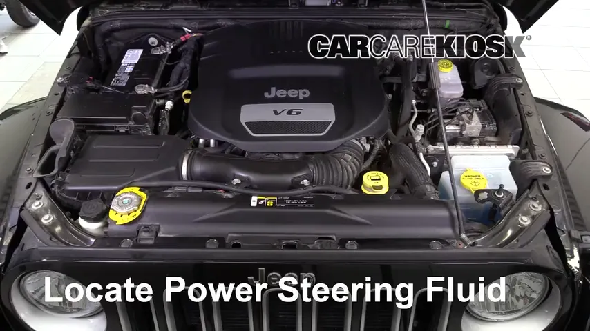 2018 Jeep Wrangler JK Unlimited Sahara 3.6L V6 Líquido de dirección asistida